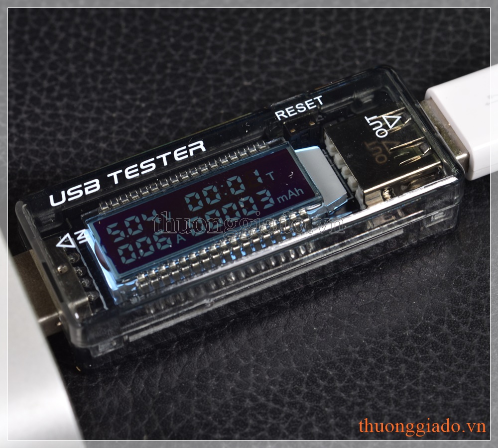 USB đo nguồn củ sạc điện thoại _ USB Tester (có màn hình hiển thị)