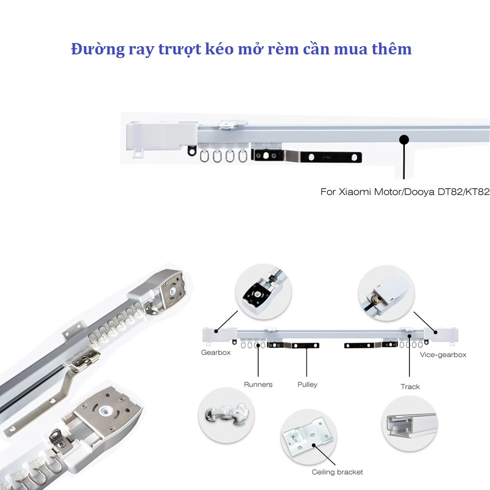 Động cơ rèm cửa thông minh Xiaomi Aqara, Zigbee Wifi Version (ZNCLDJ11LM) Động cơ rèm cửa thông minh Xiaomi Aqara, Zigbee Wifi Version (ZNCLDJ11LM)