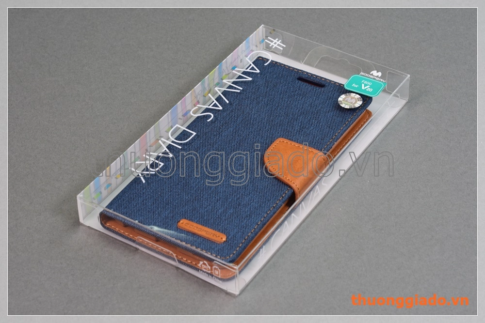 Bao da thời trang LG V20 (Hiệu GOOSPERY, CANVAS DIARY)