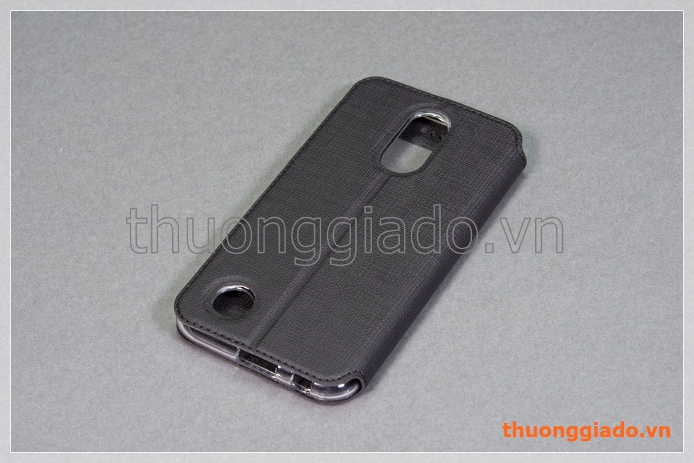 Bao da LG K10 (2017) flip case, hiệu Vili, có cửa sổ view