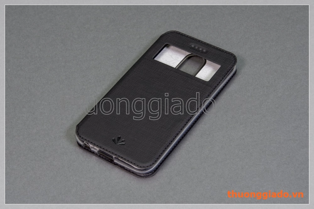Bao da LG K10 (2017) flip case, hiệu Vili, có cửa sổ view
