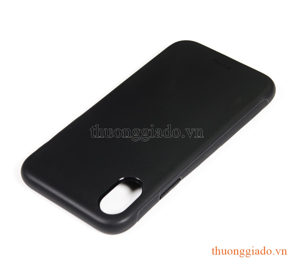 Vỏ ốp lưng chống sốc iPhone X (5.8"), hiệu Baseus, strong three layer