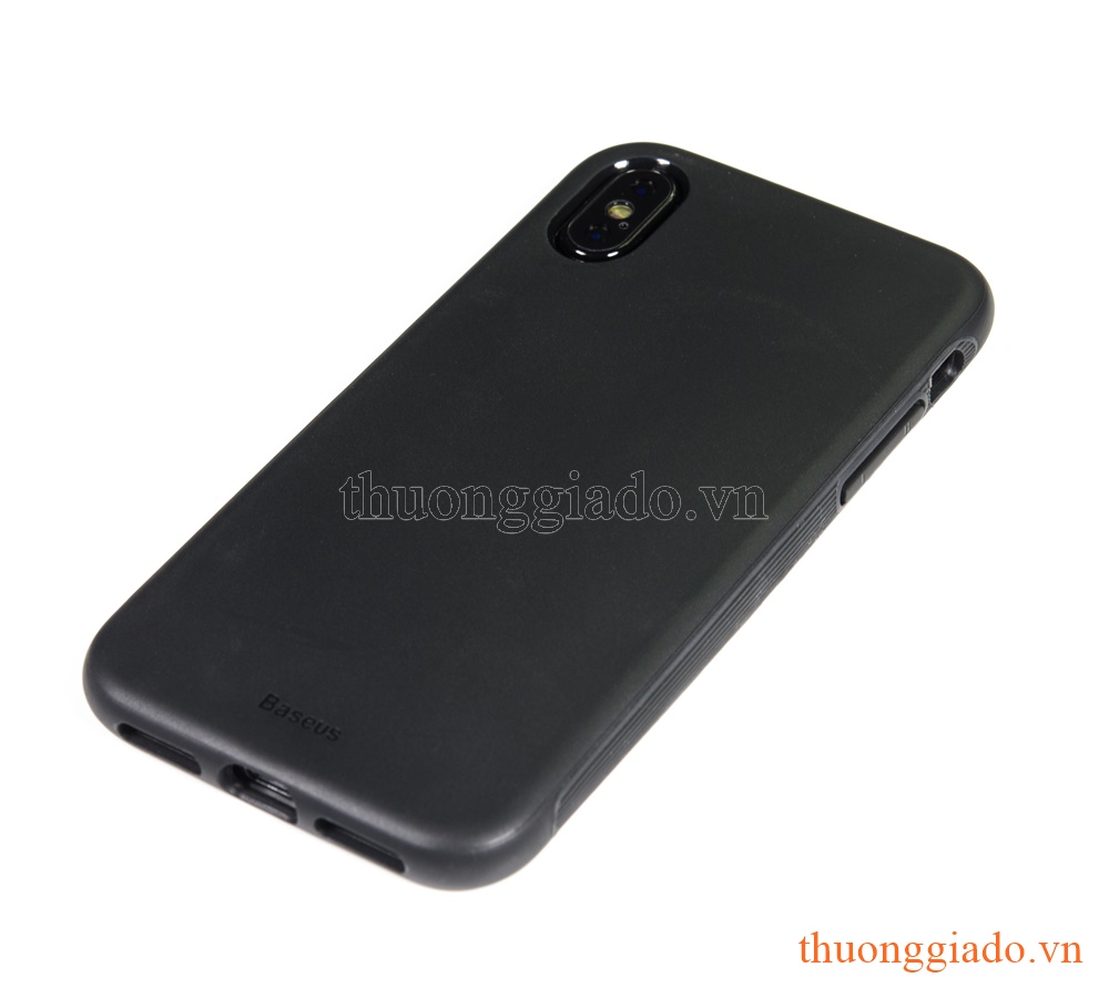 Vỏ ốp lưng chống sốc iPhone X (5.8"), hiệu Baseus, strong three layer