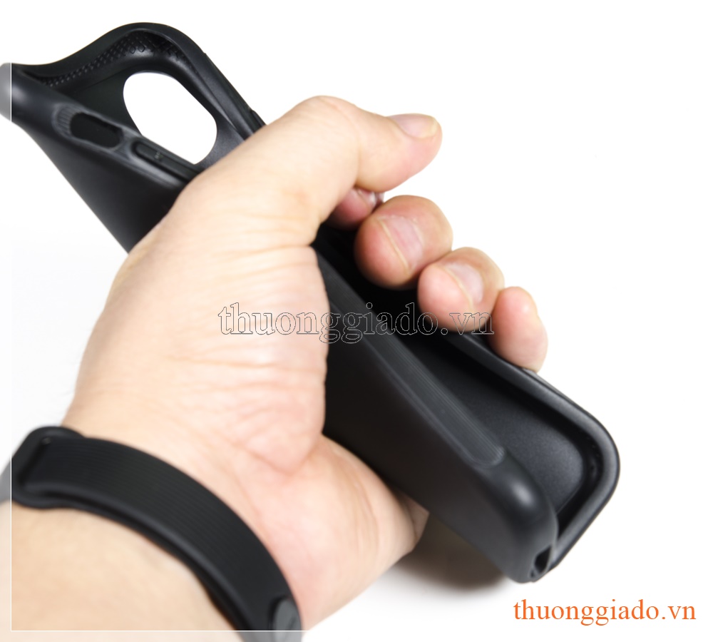 Vỏ ốp lưng chống sốc iPhone X (5.8"), hiệu Baseus, strong three layer