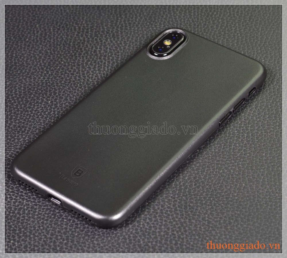 Vỏ ốp nhựa siêu mỏng iPhone X (5.8"), hiệu Baseus, Wing case