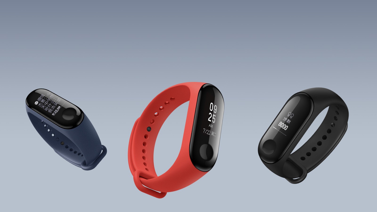 Vòng đeo tay Xiaomi Mi Band 3 (nhịp tim, bước đi, giấc ngủ, hiện số gọi đến)