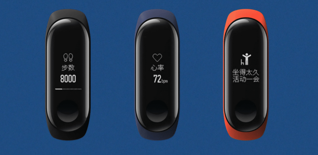 Vòng đeo tay Xiaomi Mi Band 3 (nhịp tim, bước đi, giấc ngủ, hiện số gọi đến)