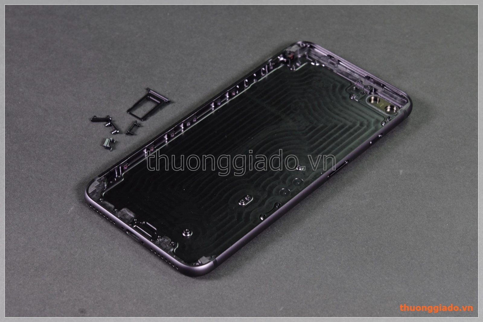 Vỏ độ iPhone  6 Plus (5.5") thành iPhone 8 Plus (5.5inch), màu xám đen