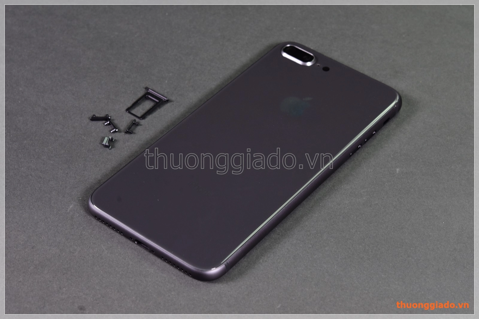 Vỏ độ iPhone  6 Plus (5.5") thành iPhone 8 Plus (5.5inch), màu xám đen