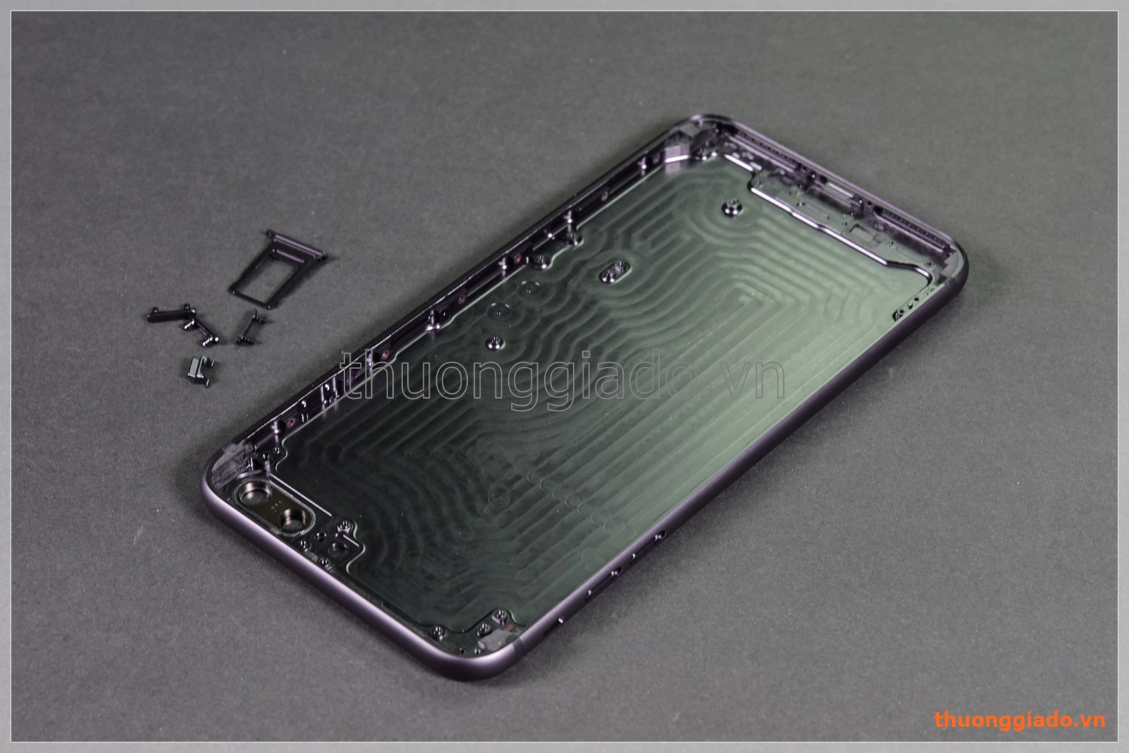 Vỏ độ iPhone  6 Plus (5.5") thành iPhone 8 Plus (5.5inch), màu xám đen