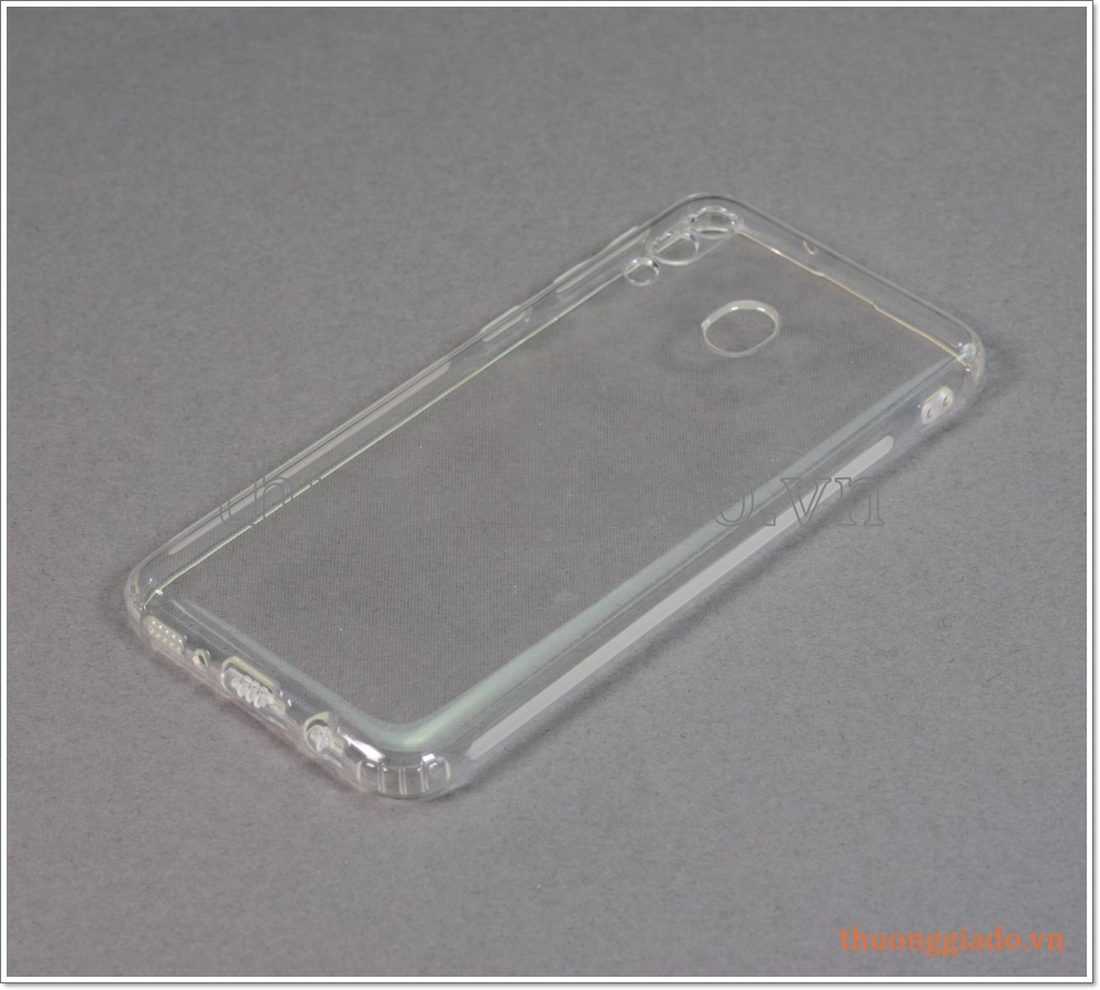 Ốp lưng silicone cho Samsung Galaxy M20 (ốp trong suốt hiệu Aolibao)