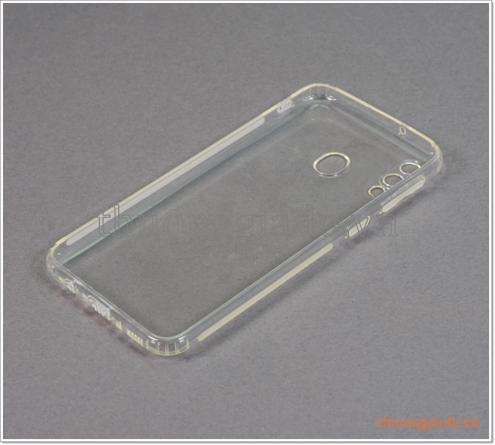 Ốp lưng silicone cho Samsung Galaxy M20 (ốp trong suốt hiệu Aolibao)