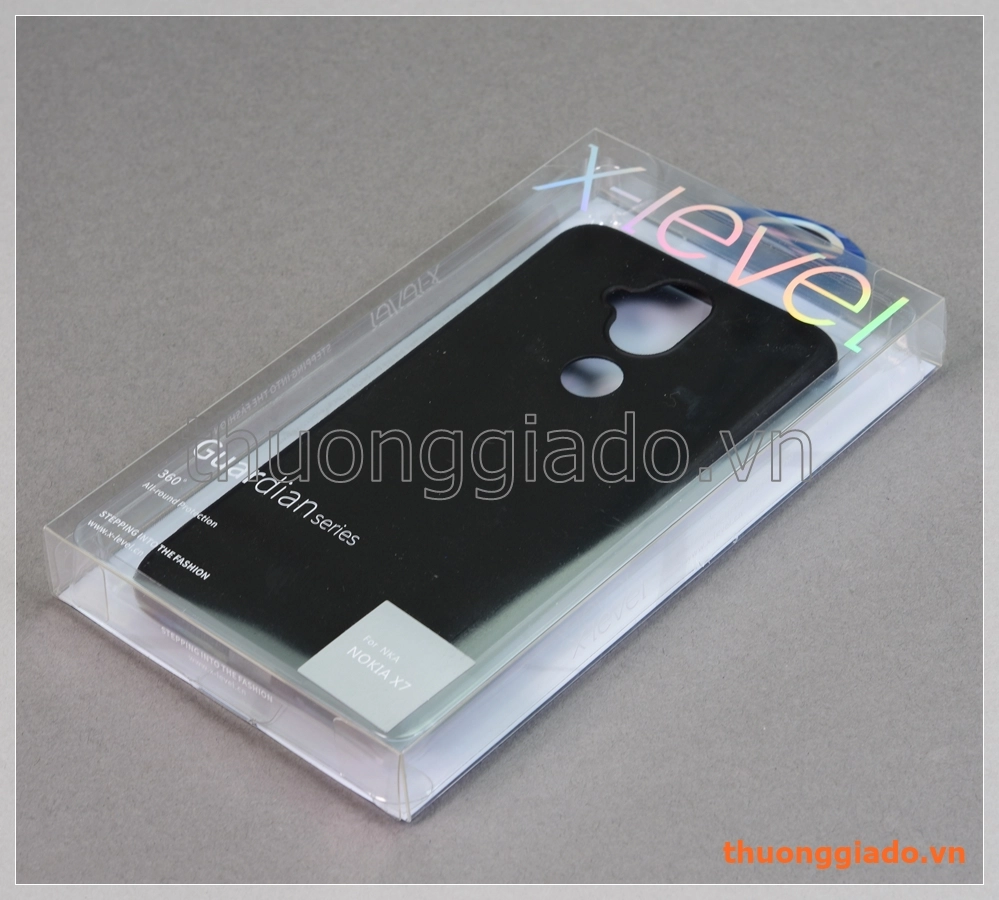 Ốp lưng silicone Nokia X7 (2018)/ Nokia 7.1 Plus, hiệu X-Level, màu đen Ốp lưng silicone Nokia X7 (2018)/ Nokia 7.1 Plus, hiệu X-Level, màu đen
