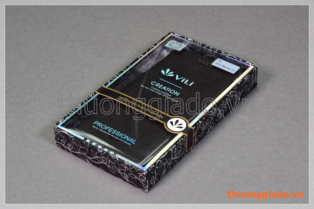 Bao da HTC Desire 12 (5.5") flip leather case, hiệu Vili