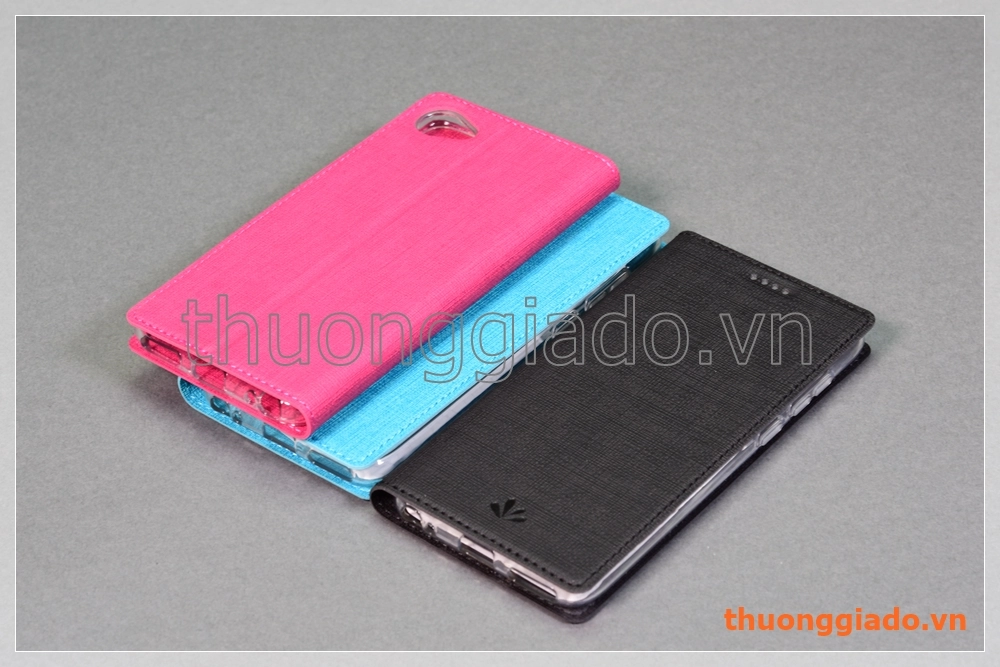 Bao da HTC Desire 12 (5.5") flip leather case, hiệu Vili