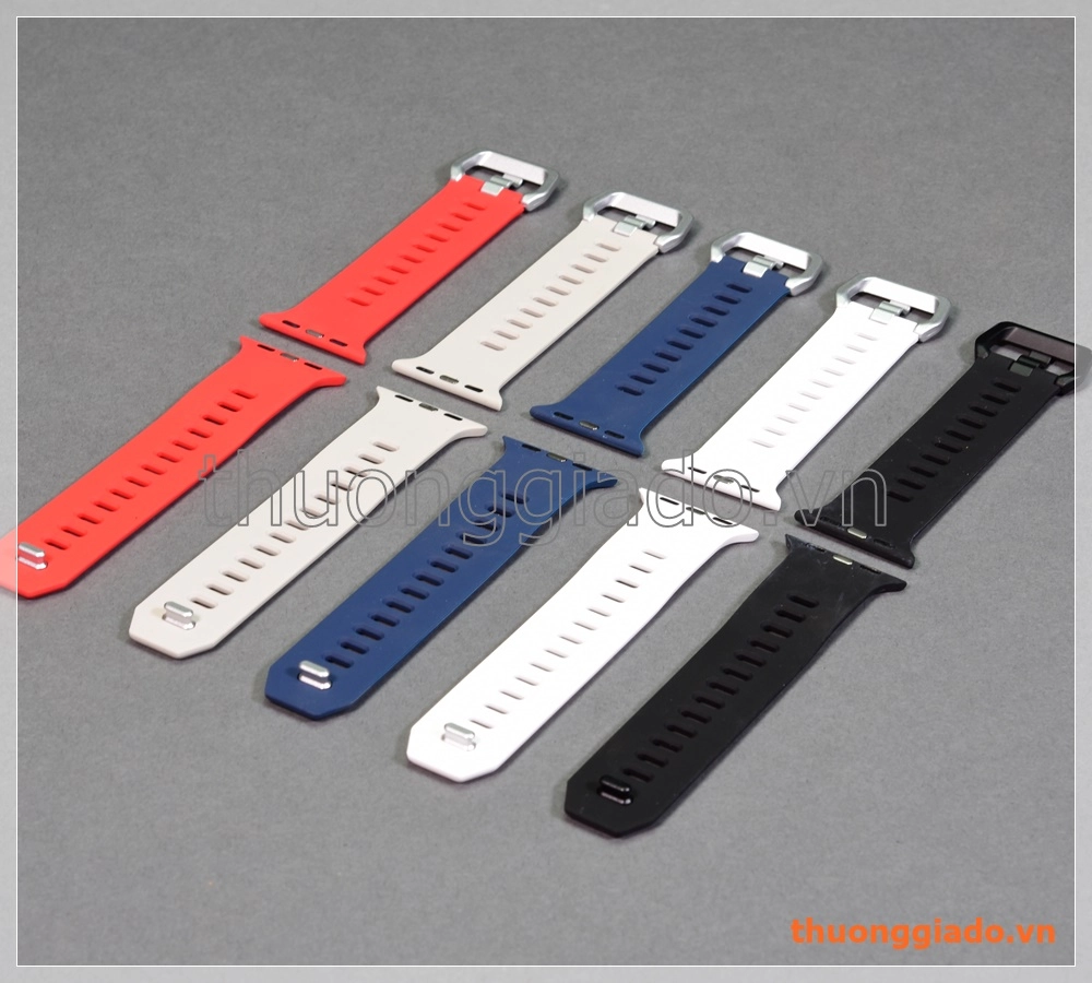 DÂY ĐỒNG HỒ APPLE WATCH 38MM (DÂY CAO SU, PHONG CÁCH HIỆN ĐẠI, MẪU 1)