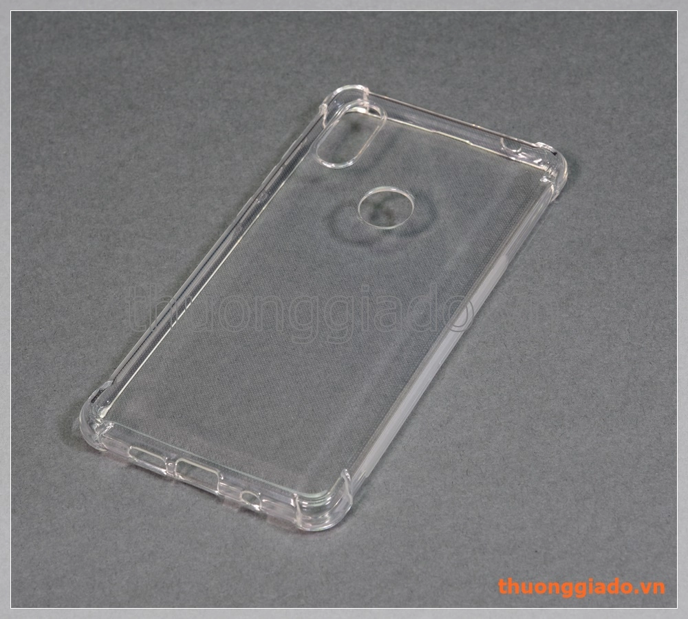 Ốp lưng silicone Mi Mix 2S, ốp trong suốt chống sốc bốn góc