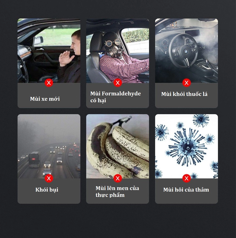 Bình khử mùi hôi và khử formaldehyde trên xe hơi hiệu Baseus Bình khử mùi hôi và khử formaldehyde trên xe hơi hiệu Baseus