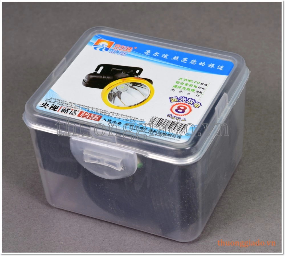 Đèn pin đeo đầu siêu sáng (pin sạc nhiều lần)