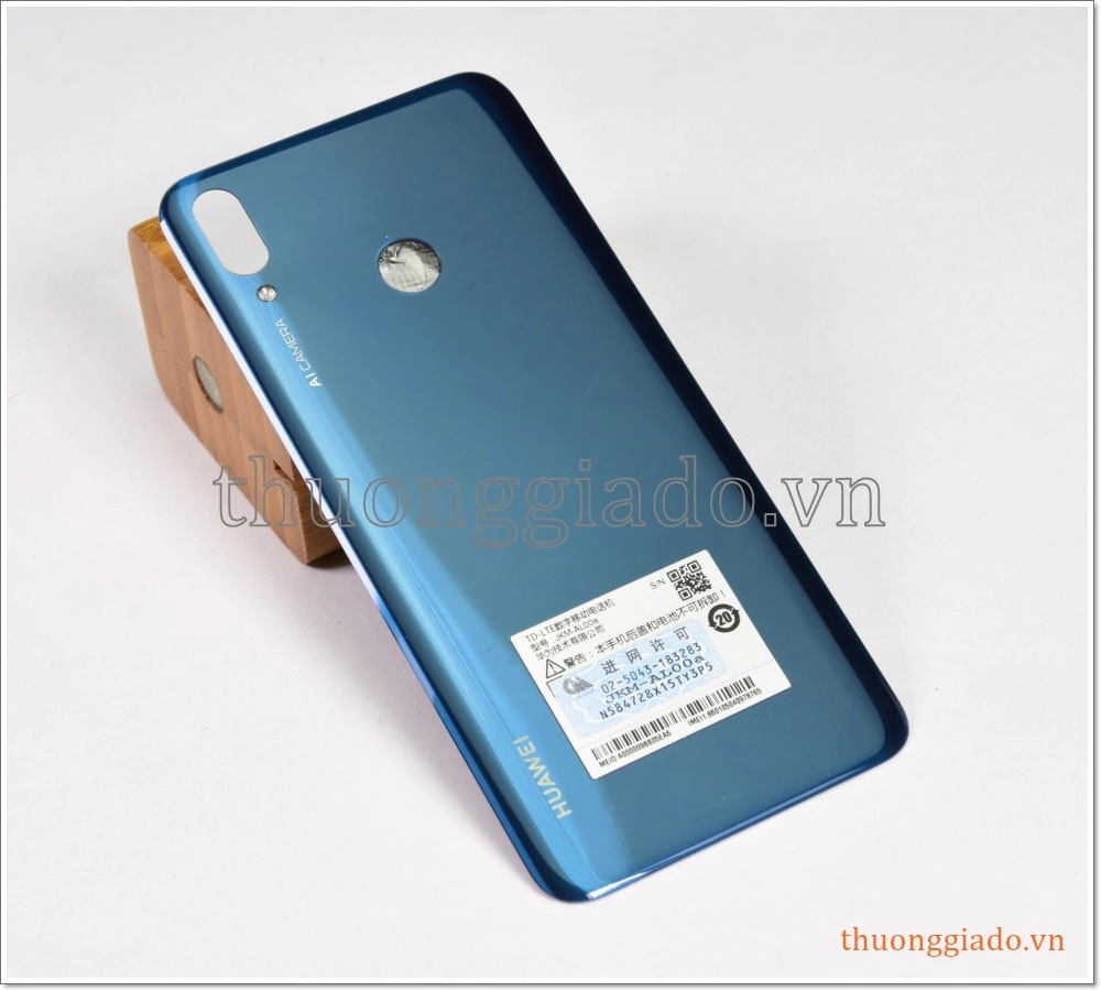 Thay nắp lưng Huawei Y9 2019 (Huawei jkm-al00a), nắp đậy pin, hàng zin tháo máy