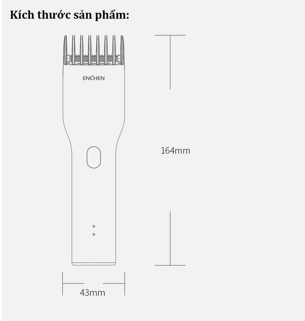 Tông đơ cắt tóc Xiaomi Enchen Boost
