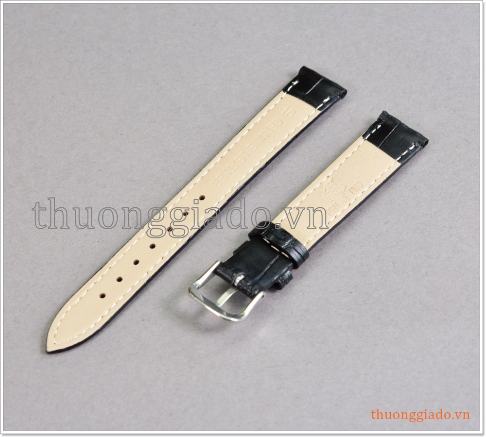 Dây đồng hồ 16mm (vân cá sấu) Dây đồng hồ 16mm (vân cá sấu)