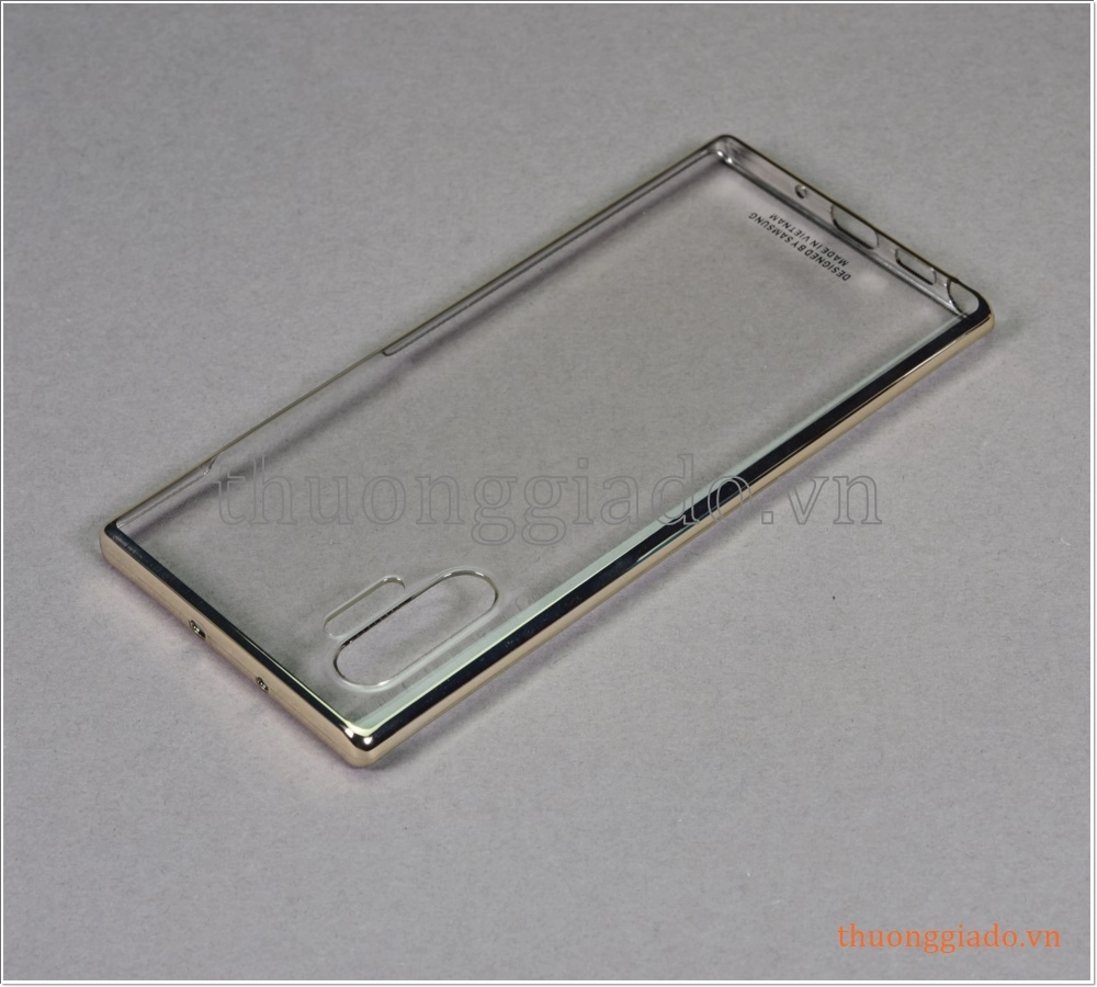 Ốp lưng Samsung Galaxy Note 10+/ N975/ N976 Clear Cover (nhựa cứng viền mạ màu)