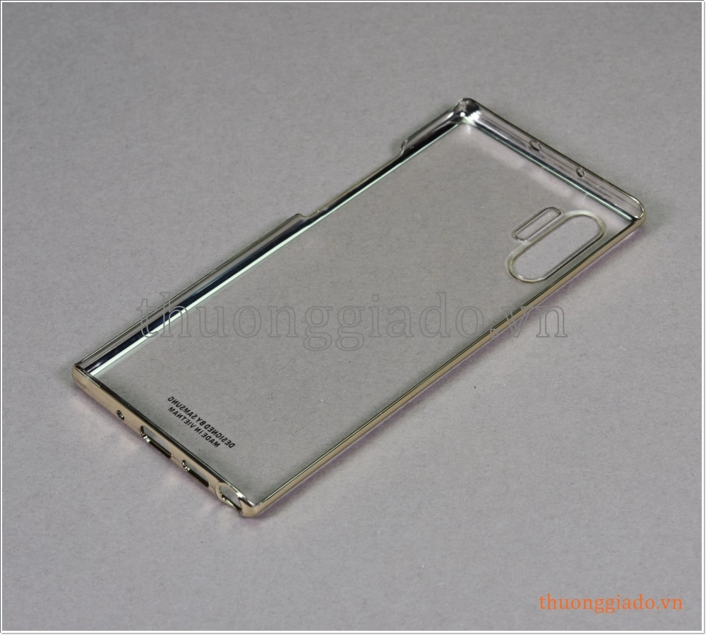 Ốp lưng Samsung Galaxy Note 10+/ N975/ N976 Clear Cover (nhựa cứng viền mạ màu)