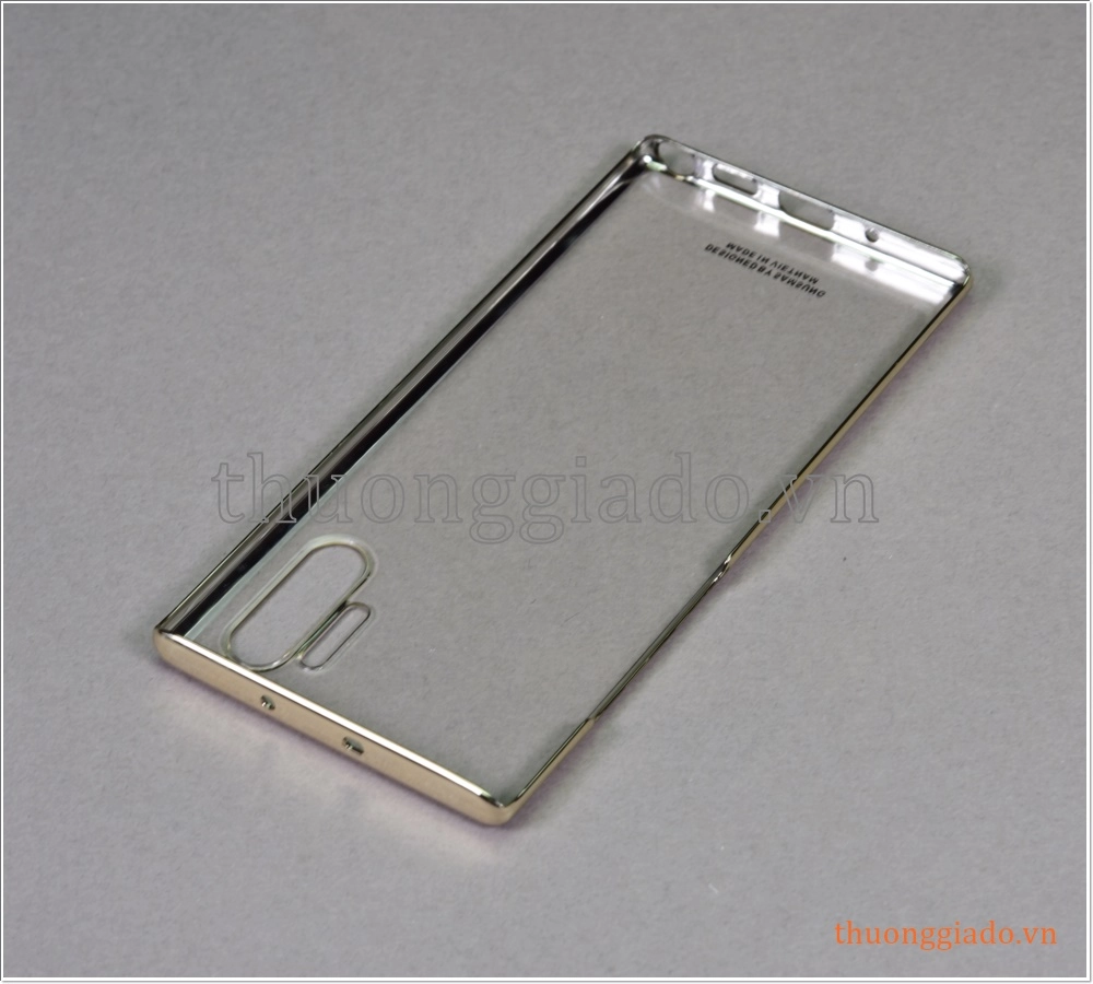 Ốp lưng Samsung Galaxy Note 10+/ N975/ N976 Clear Cover (nhựa cứng viền mạ màu)