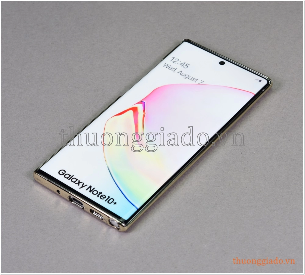 Ốp lưng Samsung Galaxy Note 10+/ N975/ N976 Clear Cover (nhựa cứng viền mạ màu)