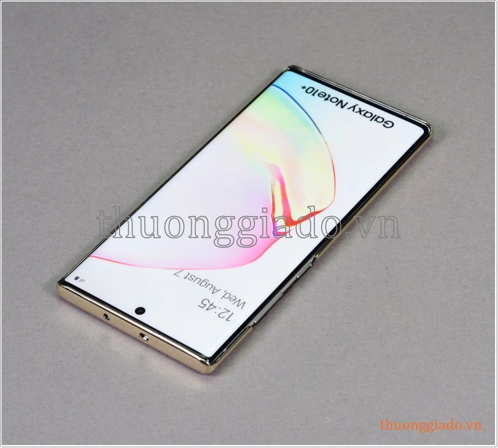 Ốp lưng Samsung Galaxy Note 10+/ N975/ N976 Clear Cover (nhựa cứng viền mạ màu)