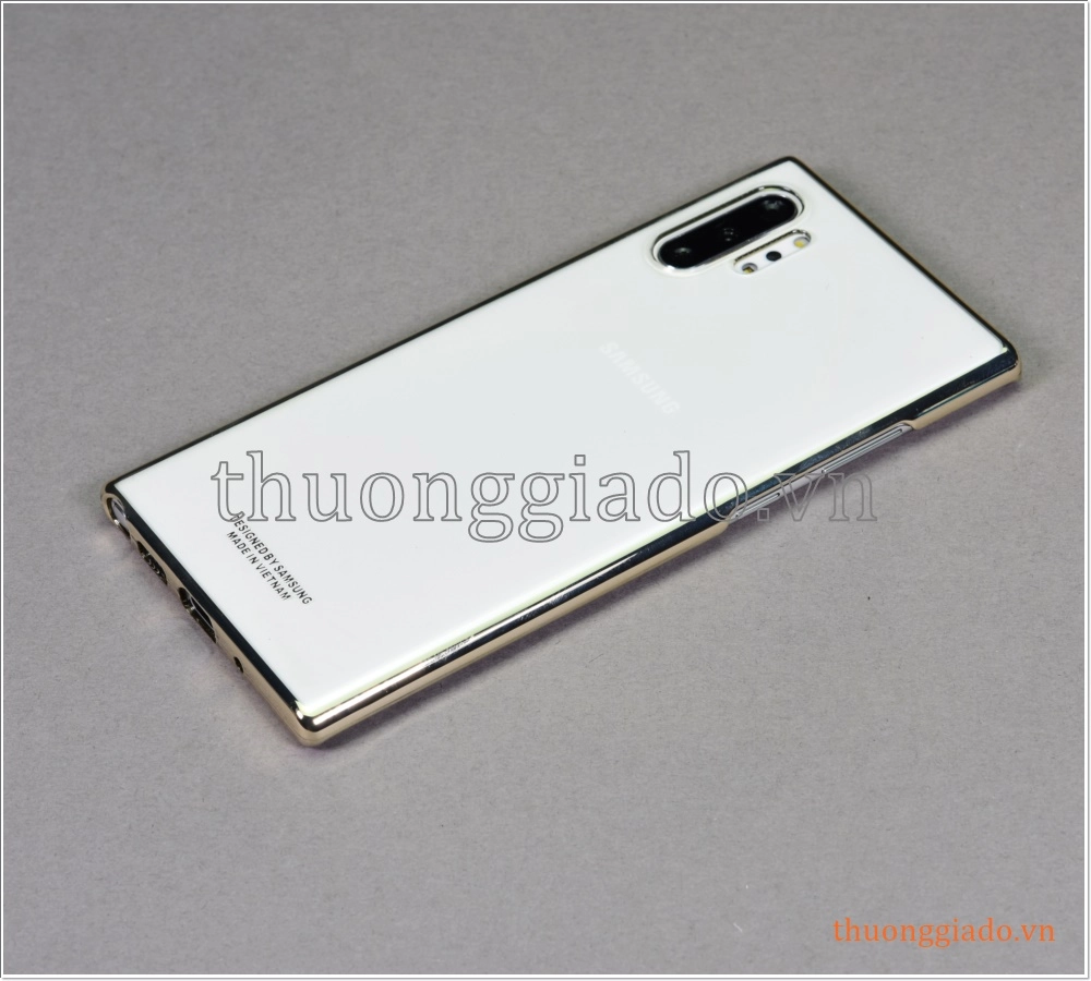 Ốp lưng Samsung Galaxy Note 10+/ N975/ N976 Clear Cover (nhựa cứng viền mạ màu)