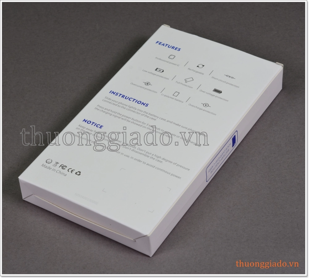Pin sạc dự phòng iPhone 11 Pro (5.8 inch) kiêm ốp lưng bảo vệ, dung lượng 4800mAh