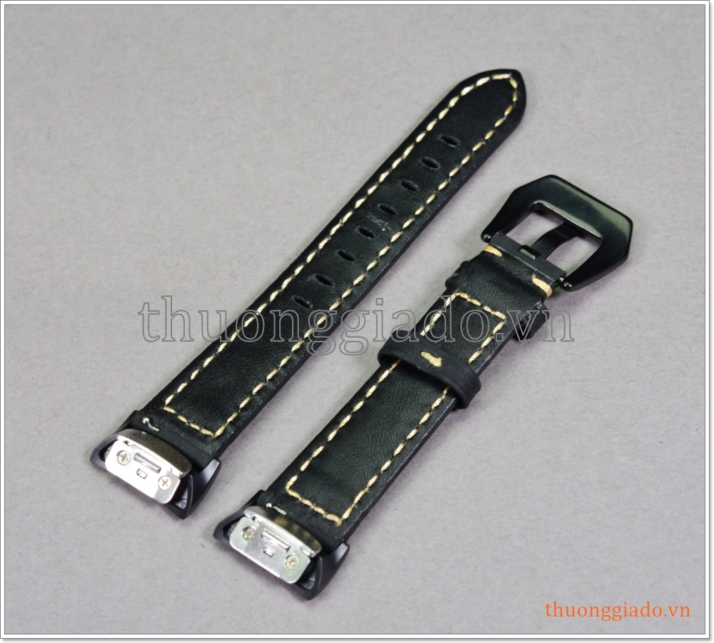 Dây đồng hồ Samsung Gear Fit 2 Pro/ R365, /Gear Fit 2/ R360 (dây da bò, nhiều màu sắc)