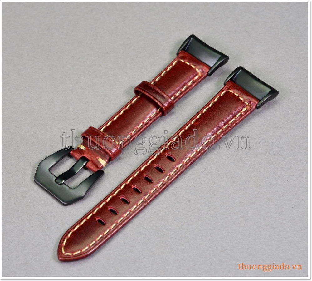 Dây đồng hồ Samsung Gear Fit 2 Pro/ R365, /Gear Fit 2/ R360 (dây da bò, nhiều màu sắc)