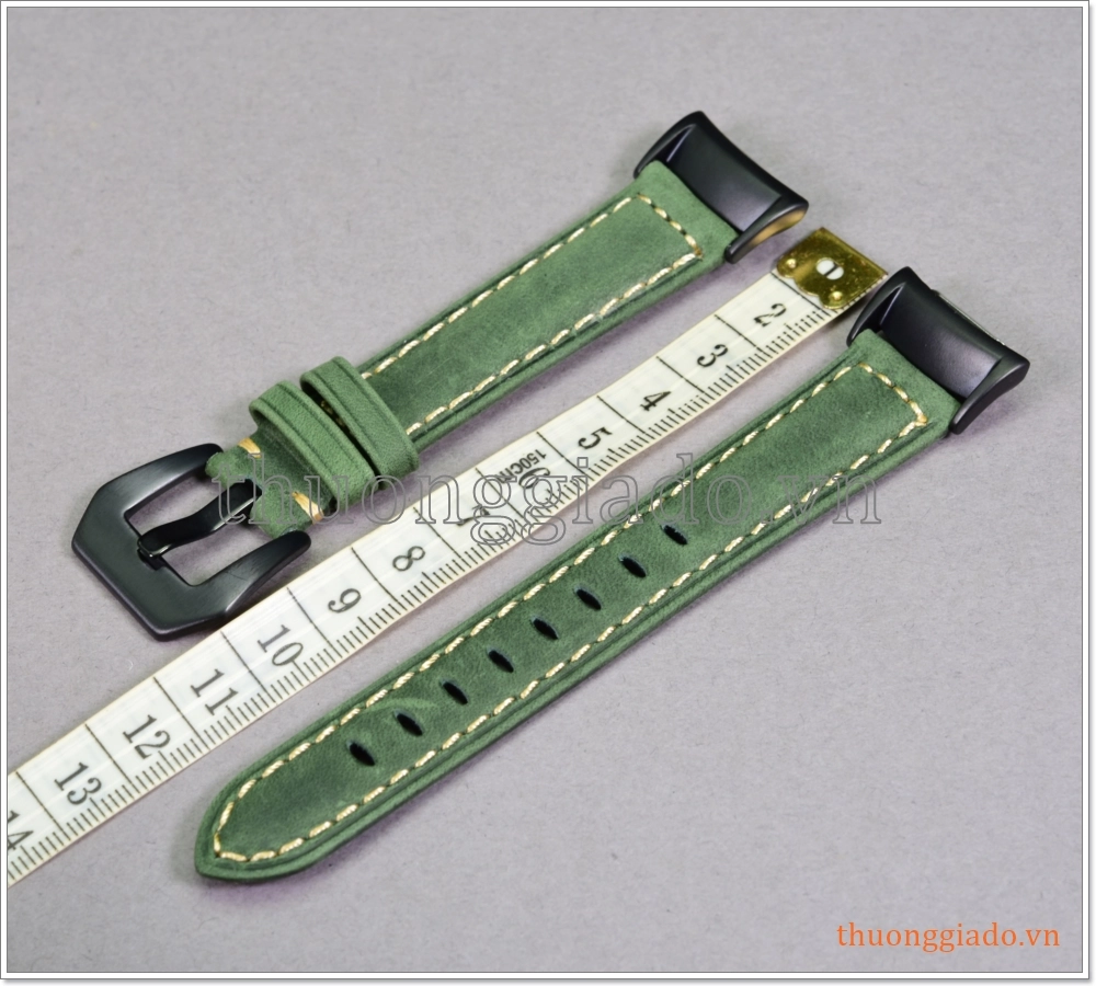 Dây đồng hồ Samsung Gear Fit 2 Pro/ R365, /Gear Fit 2/ R360 (dây da bò, nhiều màu sắc)