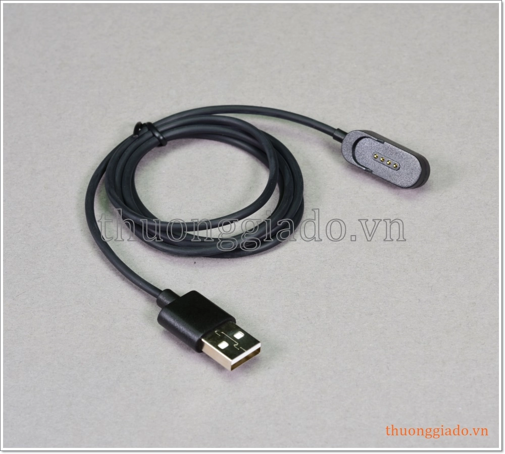 Cáp sạc usb đầu hít từ tính cho tai nghe bluetooth Huawei (chuẩn chân sạc Pogo)