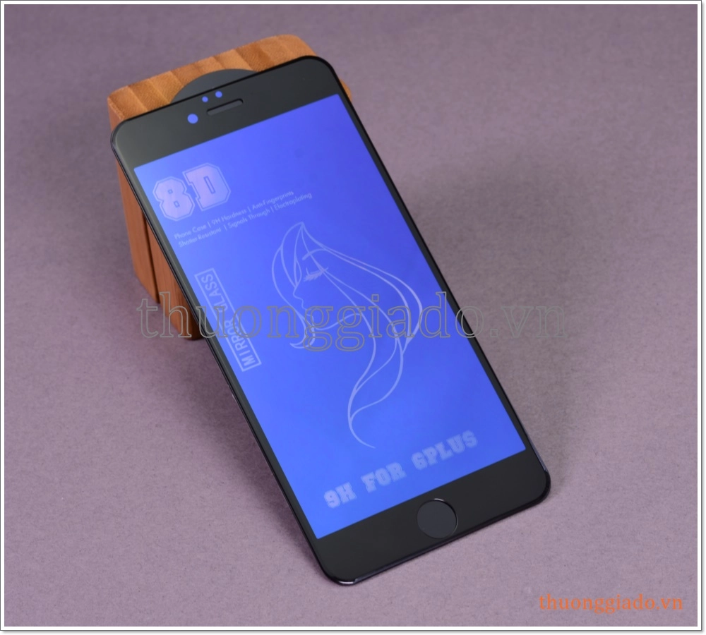 Dán kính soi gương iPhone 6 Plus, iPhone 6S Plus (kính cường lực loại 8D)