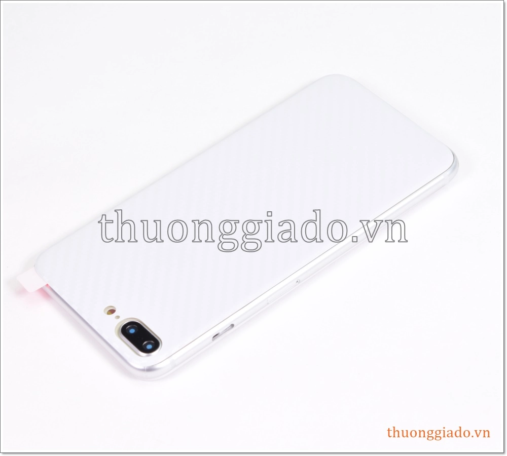 Miếng dán lưng iPhone 8 Plus, iPhone 7 Plus (vân Carbon)