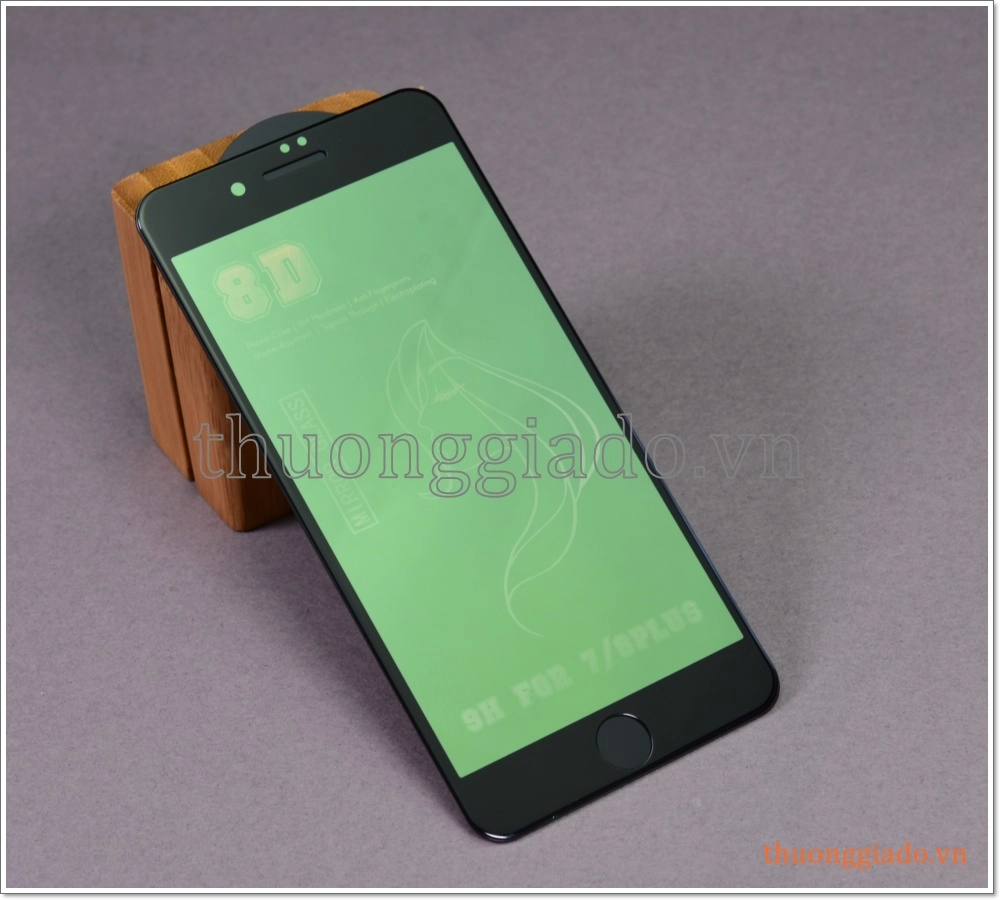 Dán màn hình soi gương iPhone 7 Plus, iPhone 8 Plus (kính cường lực 8D)