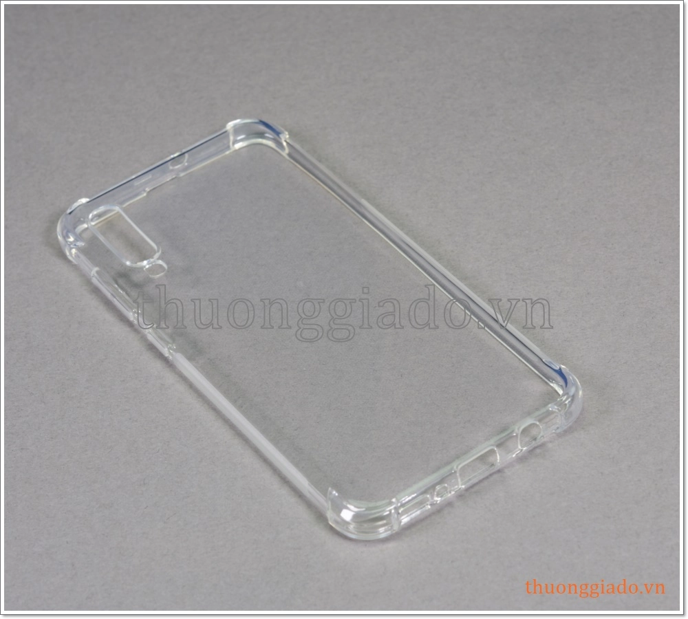 Ốp silicone Samsung A70/ Galaxy A70 (ốp dẻo trong suốt chống sốc 4 góc)