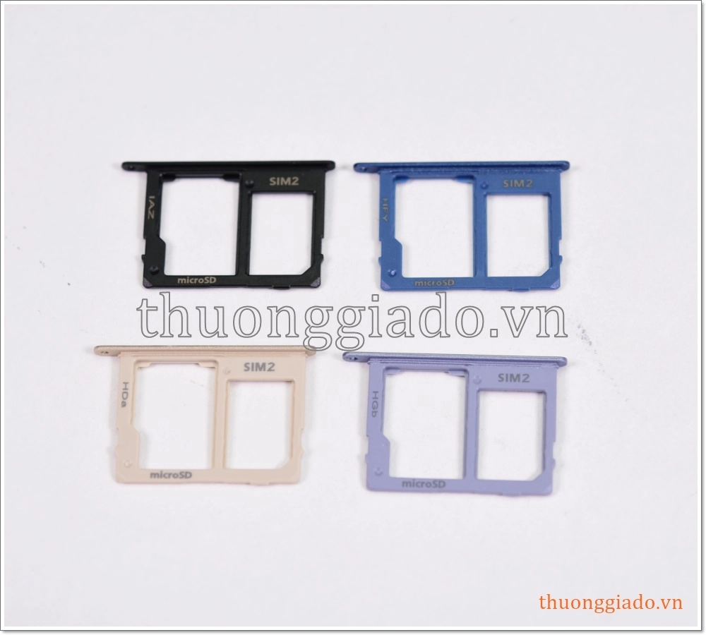 Khay sim Samsung Galaxy A6+, Samsung A605, khay sim 2 kèm ngăn đựng thẻ nhớ