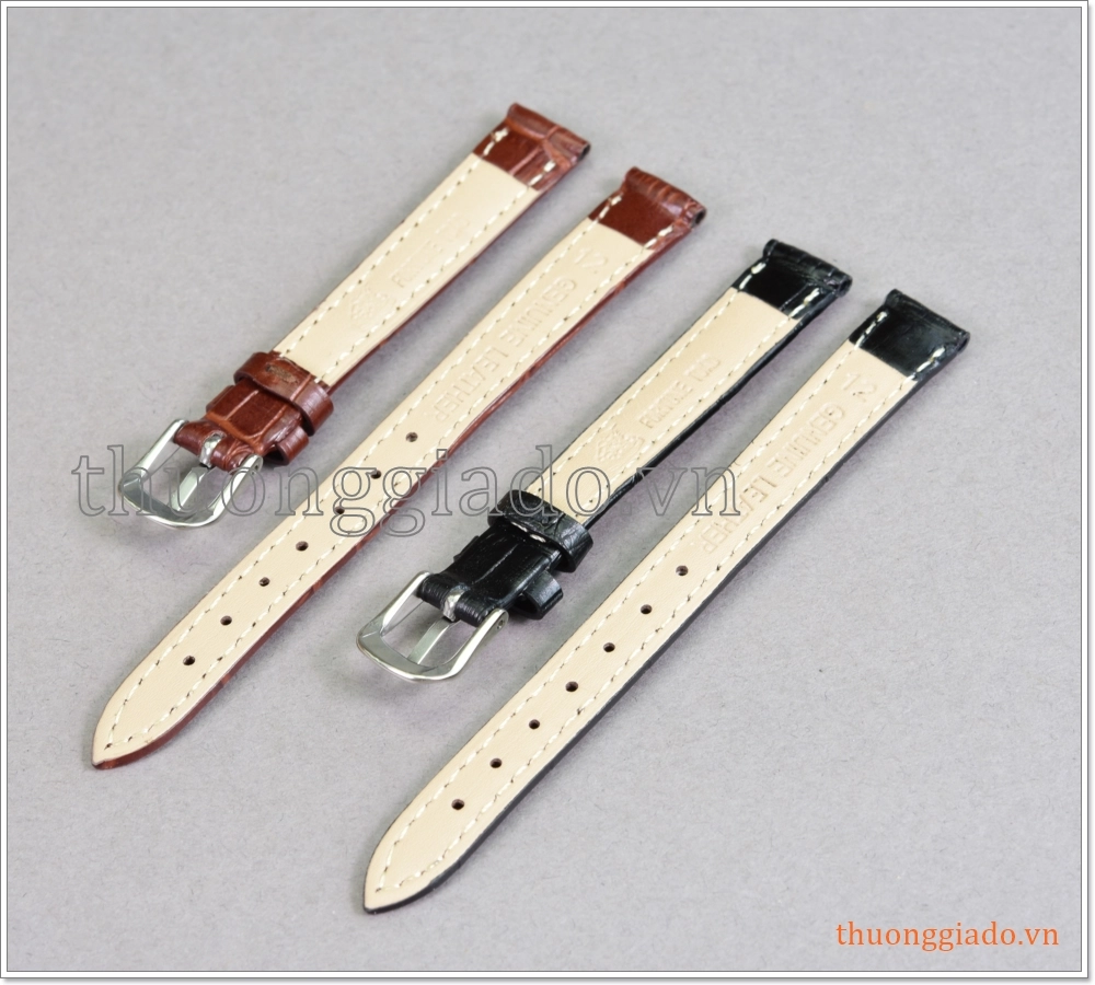 Dây đồng hồ bề rộng gài chốt 12mm (vân cá sấu) Dây đồng hồ bề rộng gài chốt 12mm (vân cá sấu)