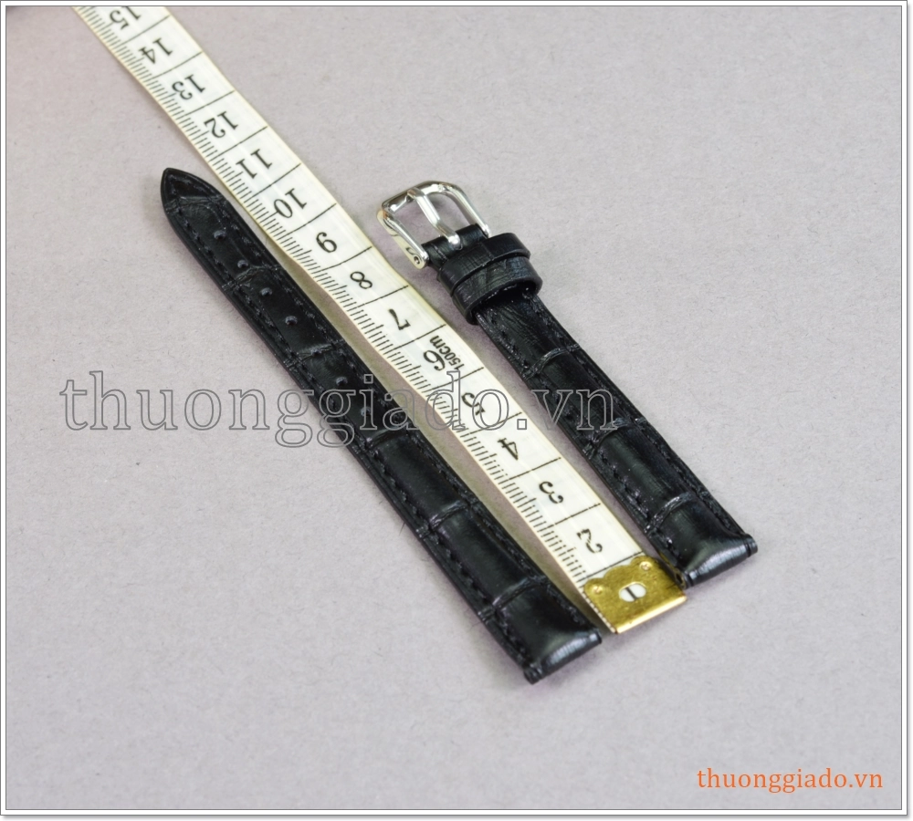 Dây đồng hồ bề rộng gài chốt 12mm (vân cá sấu) Dây đồng hồ bề rộng gài chốt 12mm (vân cá sấu)