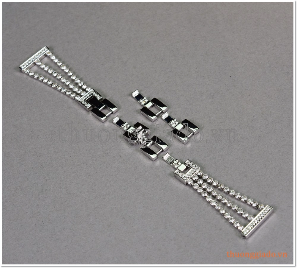 Dây đồng hồ Samsung Galaxy Watch 46mm, Gear S3 Frontier (3 sợi, hợp kim đính đá, 22mm)