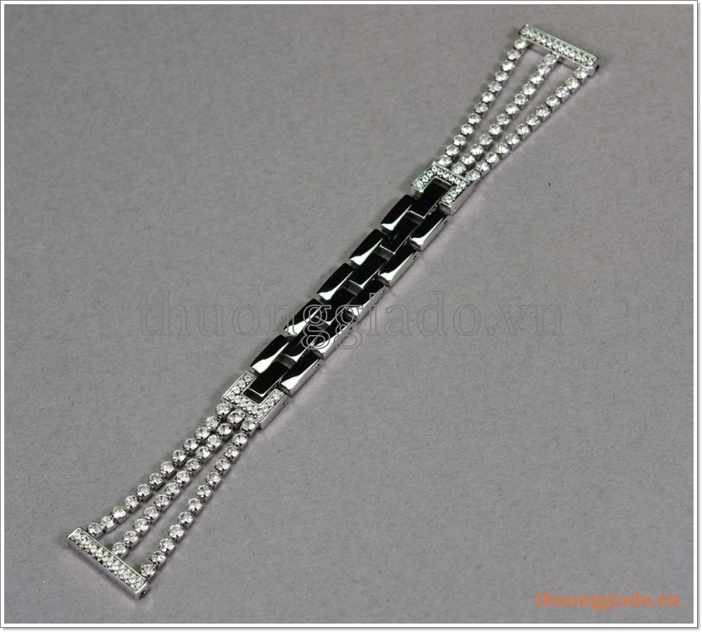 Dây đồng hồ Samsung Galaxy Watch 46mm, Gear S3 Frontier (3 sợi, hợp kim đính đá, 22mm)