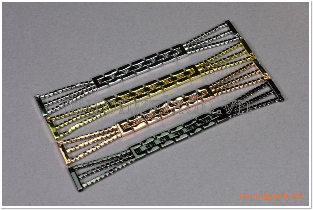 Dây đồng hồ Samsung Galaxy Watch 46mm, Gear S3 Frontier (3 sợi, hợp kim đính đá, 22mm)