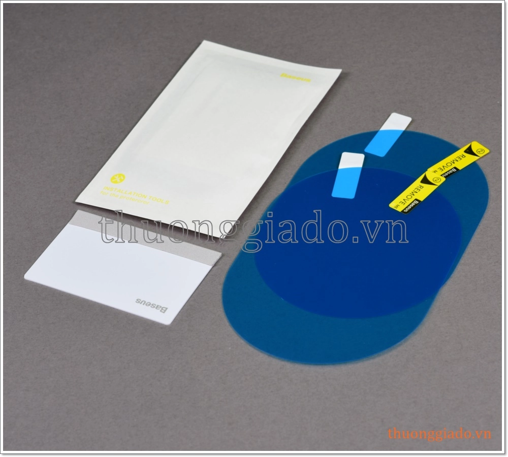 Miếng dán chống đọng nước gương ô tô (hiệu Baseus, 02 miếng, cỡ 135x95mm)