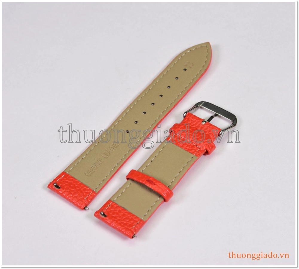 Dây đồng hồ smart watch 22mm, gear s3,, galaxy watch 46mm (da bò, bề mặt sần)