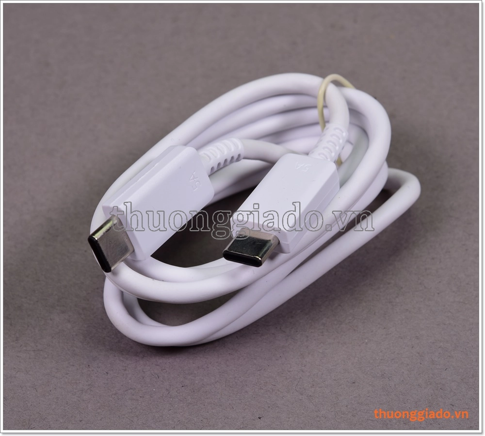 Cáp sạc 2 đầu usb-c dùng cho củ sạc nhanh Samsung 45W (hỗ trợ dòng tối đa 5A) Cáp sạc 2 đầu usb-c dùng cho củ sạc nhanh Samsung 45W (hỗ trợ dòng tối đa 5A)